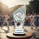 Troféu Para Capoeira Luta Em Acrílico Para Premiação 1 Peça