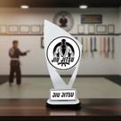 Troféu Para Jiu Jitsu Em Acrílico Para Premiação 1 Unidade