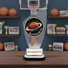 Troféu Para Jogo De Basquete Acrílico Para Premiação 1 Peça Troféu Para Jogo De Basquete Acrílico Para Premiação 1 Peça