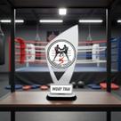 Troféu Para Muay Thai Em Acrílico Para Premiação 1 Unidade