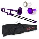 Trombone pBone Bb Plastic Leve com bocais e bolsa