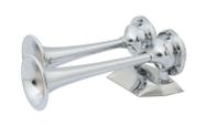 Trompete duplo cromado Mini Air Horn Marinco 10108 12V Trompete duplo cromado Mini Air Horn Marinco 10108 12V