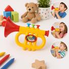 Trompete infantil brinquedo instrumento musical educativo flauta saxofone crianças bebe jazz clarinete
