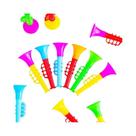 Trompetes Mini Coloridos 12 Peças Instrumentos Musicais Para Crianças Presentes Para Aniversário E
