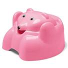 Troninho Grande para Bebê Urso Com Tampa Pinico Rosa