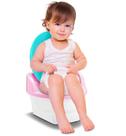 Troninho Infantil Penico Baby Land Pipinico Cardoso Pinico para Desfralde de Bebê Com Redutor Vaso Sanitário Ergonômico Seguro Rosa