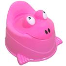 Troninho Penico Infantil com Tampa Sapinho Bichinho Menina Rosa Importway Bw-183 RS