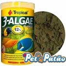 Tropical 3-algae flakes 20g ração p/ peixes herbivoros - un