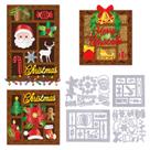 Troqueles para Cortar Marcos Navideños GLOBLELAND Acero al Carbono 4-6"