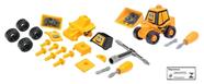 Truck Escavadeira Pakitoys Veiculo Monta e Desmonta com Ferramentas Brinquedo Infantil Recreativo