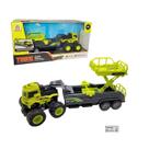 Truck Plataforma Braskit Caminhao Friccao Cabine Metal Brinquedo Infantil Recreativo