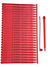 Truck Seals 133 SUPPLY 1000 de plástico vermelho para contêiner de transporte Truck Seals 133 SUPPLY 1000 de plástico vermelho para contêiner de transporte