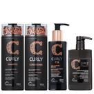 Truss Curly Kit Shampoo Condicionador Fix Ativador de Cachos e Twist Leave-in 650ml