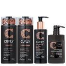 Truss Curly Kit Shampoo Condicionador Light Ativador de Cachos e Twist Leave-in 650ml