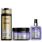 Truss Stop No Metal Kit Shampoo Máscara Blond Revolution e Finalizador Blond Revolution 100ml