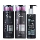Truss Structure Kit Shampoo Condicionador e Hair Protector Leave-in 250ml