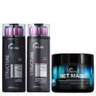 Truss Structure Kit Shampoo Condicionador e Net Mask 550g
