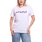 Tshirt Blusa Feminina 3 Borboletas Estampada Manga Curta Branca