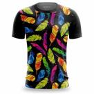 Tshirt Slim Camiseta Masculina Estampa 3D Exclusiva Blusa Gola Redonda