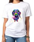 TshirtDachshund - Salsicha - 2 aquarela - cão - cachorro - Camiseta Branca - camisa unissex - feminina TshirtDachshund - Salsicha - 2 aquarela - cão - cachorro - Camiseta Branca - camisa unissex - feminina