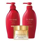 Tsubaki Premium Moist e Repair Shampoo 450ml + Condicionador 450ml + Premium Ex Repair Mascara 180g