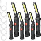 Tuanse, 6 peças de ferramentas para o Dia dos Pais, luz de trabalho LED recarregável com base magnética e lanternas magnéticas giratórias de 360 para mecânicos, conserto de automóveis, garagem, casa, acampamento, presentes para homens, pai (grandes e pequenos) Tuanse, 6 peças de ferramentas para o Dia dos Pais, luz de trabalho LED recarregável com base magnética e lanternas magnéticas giratórias de 360 para mecânicos, conserto de automóveis, garagem, casa, acampamento, presentes para homens, pai (grandes e pequenos)