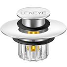 Tub Stopper LEKEYE Shower Drain Hair Catcher Strainer Chrome