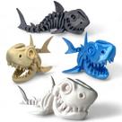 Tubarão Esqueleto Articulado Brinquedo Baby Shark Fidget Toy Presente Criativo Criaturas Marinhas Tubarão Esqueleto Articulado Brinquedo Baby Shark Fidget Toy Presente Criativo Criaturas Marinhas