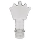 Tubete Coroa Com Tampa Transparente Com 10unid Tubete Coroa Com Tampa Transparente Com 10unid