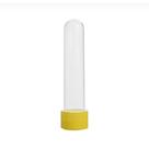Tubete para Lembrancinhas Acrilico 13cm c/10un Amarelo