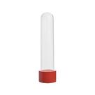 Tubete para Lembrancinhas Acrilico 13cm c/10un Vermelho