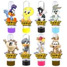 Tubetes Looney Tunes, Kit com 30 Unidades, Decoração de Festa Infantil - Magnific Tubs