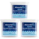 Tubo absorvedor de umidade Absorb Pro 18 onças, pacote com 3 unidades, sem fragrância