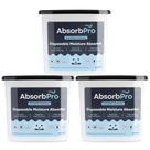 Tubo absorvedor de umidade Absorb Pro com carvão ativado, pacote com 3