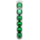 Tubo Bola Natal 6 Peças Verde Cv244420 Cazza
