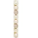 Tubo C/8 Bolas de 10cm - 3 Brilhantes/3 Foscas /2 Glitter