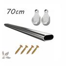 Tubo Cabideiro Oval Arara Para Guarda Roupas P M G Gg Xg