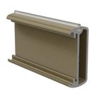 Tubo Cabideiro RM-282 com Baguete Anodizado Rometal Linha Vesto Rometal