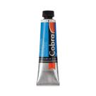 Tubo Cobra 40mL, cor de óleo, misturável com água, azul cerúleo, ftalo