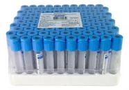 Tubo Coleta Sangue a Vácuo 1,8ml Citrato Laborimport Tampa Azul, Plástico, Uso Laboratorial