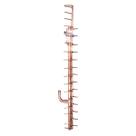 Tubo Coletor de Cobre Trane C/ 3 Tubos CGAM026 E 0,52