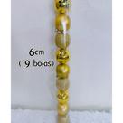 Tubo Com 12 Bolas 6CM/5CM/3CM Decoração Pendentes Enfeite Para Arvore de Natal.OA