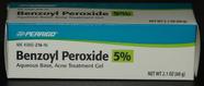 Tubo de 60g de gel de tratamento de acne Perrigo 5% de peróxido de benzoíla
