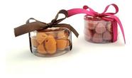 Tubo De Acetato 5x3cm Caixa Para Doces Macarons Lembrancinha