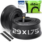Tubo de bicicleta Hydencamm 29x2.125 com válvula Schrader de 32 mm, pacote com 2