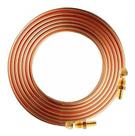 Tubo De Cobre 3/8 Gas De Cozinha 2 Mts com Bico Mangueira* Tubo De Cobre 3/8 Gas De Cozinha 2 Mts com Bico Mangueira*