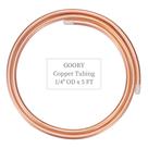 Tubo de cobre GOORY 1/4 OD x 0,195 ID x 1,52 m - 99,9% C12200 Tubo de cobre GOORY 1/4 OD x 0,195 ID x 1,52 m - 99,9% C12200