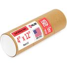 Tubo de correspondência Paclord de papelão reforçado pesado de 10 x 30 cm