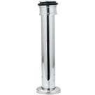 Tubo De Ligação Ajustável Spude Para Bacia WC Vaso Sanitário Em Metal Acabamento Cromado Longo De 25cm Iguatemi