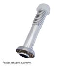 Tubo de ligação sanfonado astra cromado cla-2